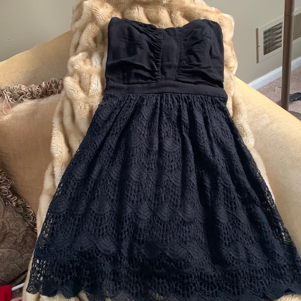 Ella Moss black cotton sleeveless mini size S.